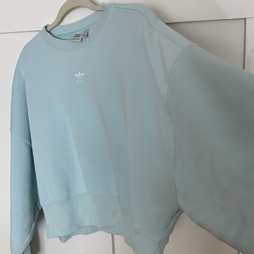 Adidas sky blue sweatshirt - Picture 7 of 8